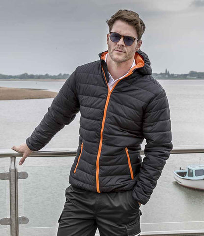 Result Core Soft Padded Jacket - Black/Orange (RS233M)