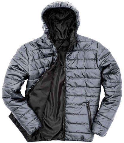 Result Core Soft Padded Jacket - Frost Grey/Black (RS233M)