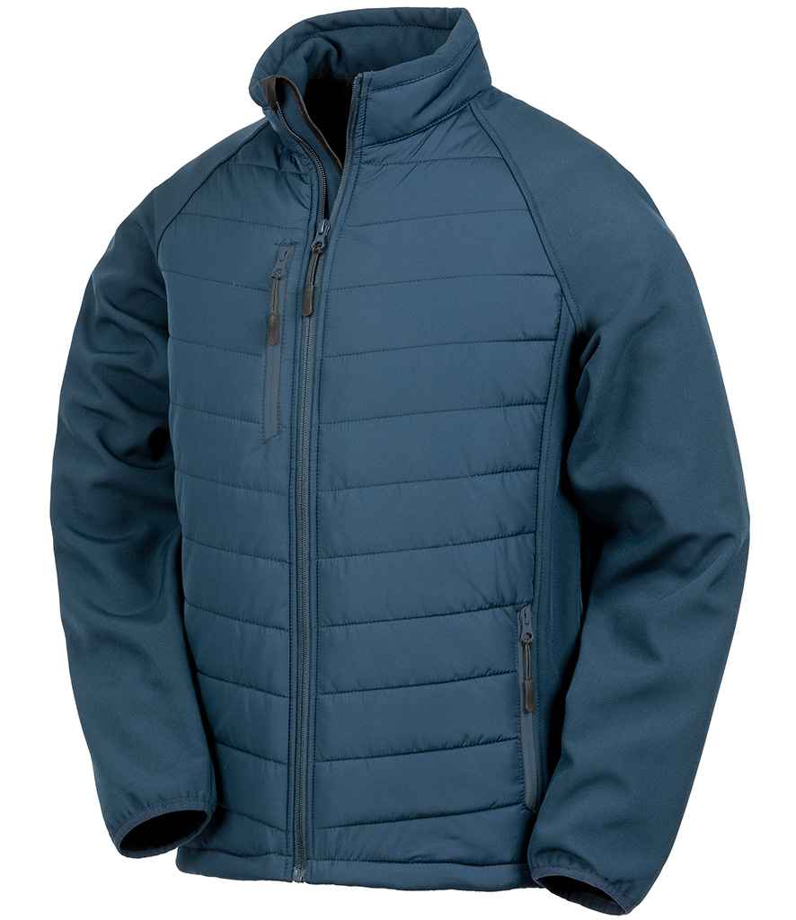 Result Genuine Recycled Compass Padded Jacket - Navy/Navy (RS237)