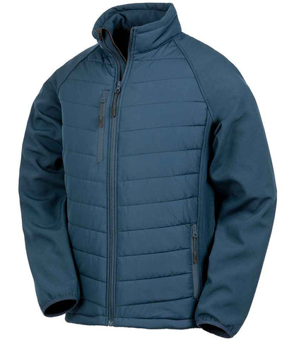 Result Genuine Recycled Compass Padded Jacket - Navy/Navy (RS237)