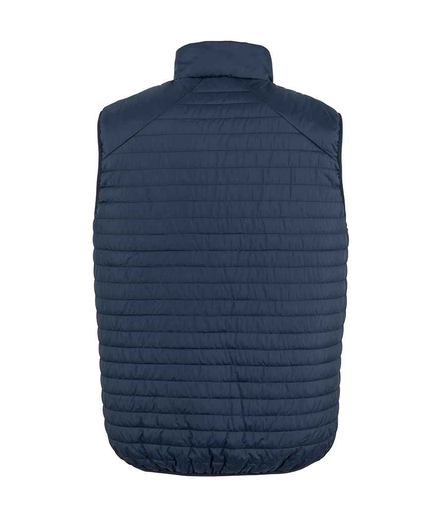 Result Genuine Recycled Thermoquilt Gilet - Navy/Lime Green (RS239)