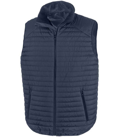 Result Genuine Recycled Thermoquilt Gilet - Navy/Navy (RS239)
