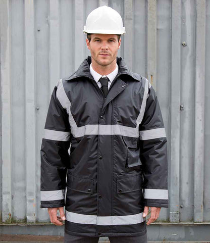 Result Work-Guard Management Coat - Black (RS23)