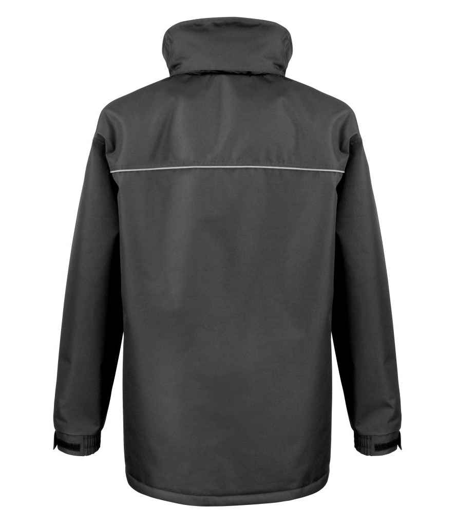 Result Work-Guard Sabre Long Coat - Black (RS301)