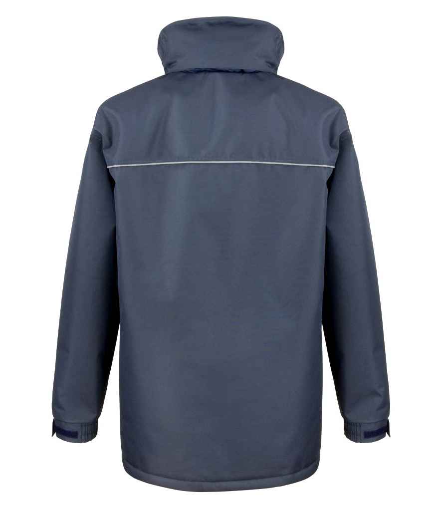 Result Work-Guard Sabre Long Coat - Navy (RS301)