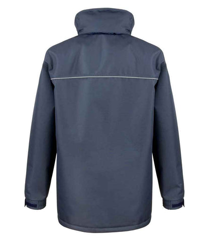 Result Work-Guard Sabre Long Coat - Navy (RS301)