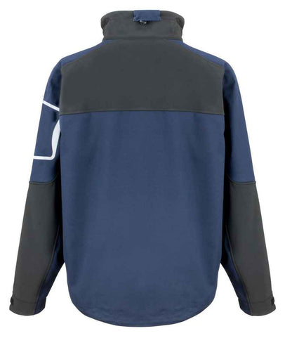 Result Work-Guard Sabre Soft Shell Jacket - Navy (RS302)