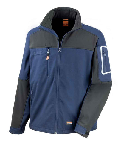Result Work-Guard Sabre Soft Shell Jacket - Navy (RS302)