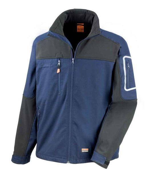 Result Work-Guard Sabre Soft Shell Jacket - Navy (RS302)