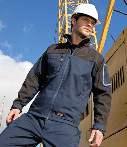 Result Work-Guard Sabre Soft Shell Jacket - Navy (RS302)