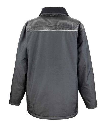 Result Work-Guard Vostex Long Coat - Black (RS305)