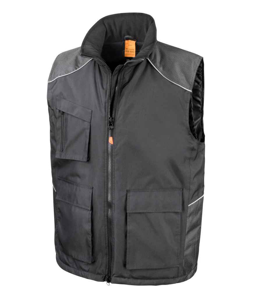 Result Work-Guard Vostex Bodywarmer - Black (RS306)