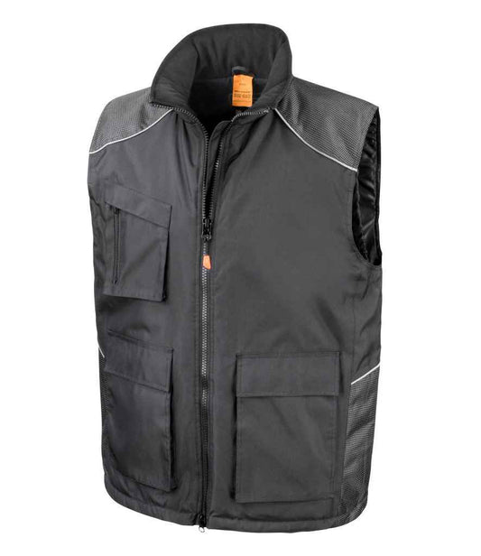 Result Work-Guard Vostex Bodywarmer - Black (RS306)