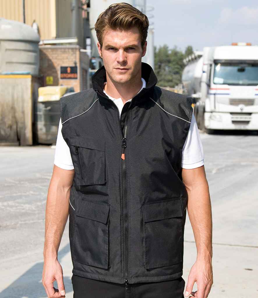 Result Work-Guard Vostex Bodywarmer - Black (RS306)