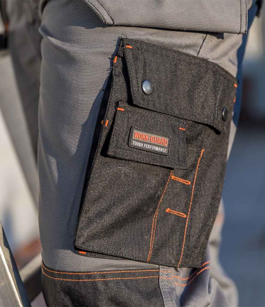 Result Work-Guard Technical Trousers - Grey/Black (RS310)