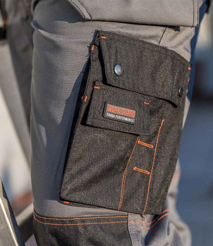 Result Work-Guard Technical Trousers - Grey/Black (RS310)