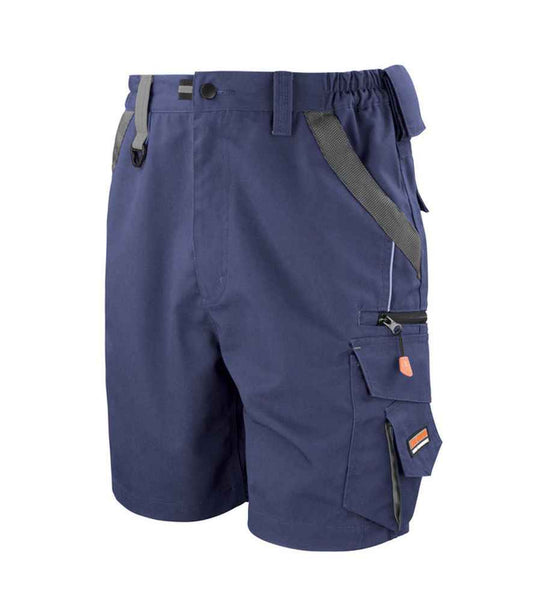 Result Work-Guard Technical Shorts - Navy/Black (RS311)