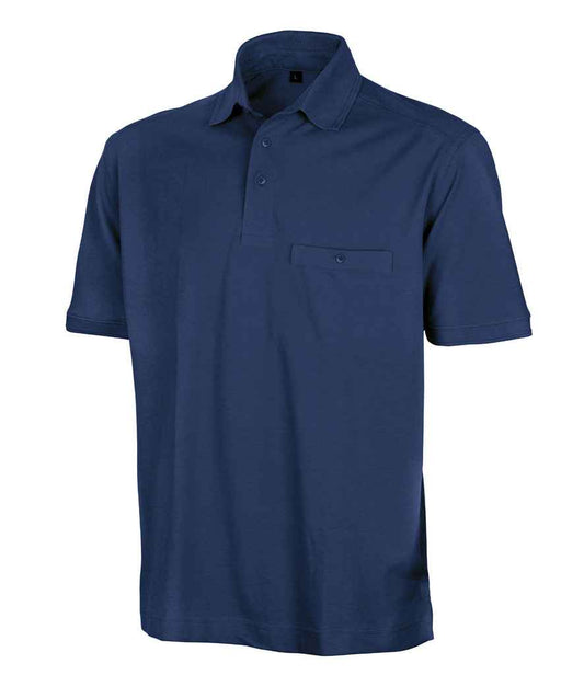 Result Work-Guard Apex Pocket Piqué Polo Shirt - Navy (RS312)