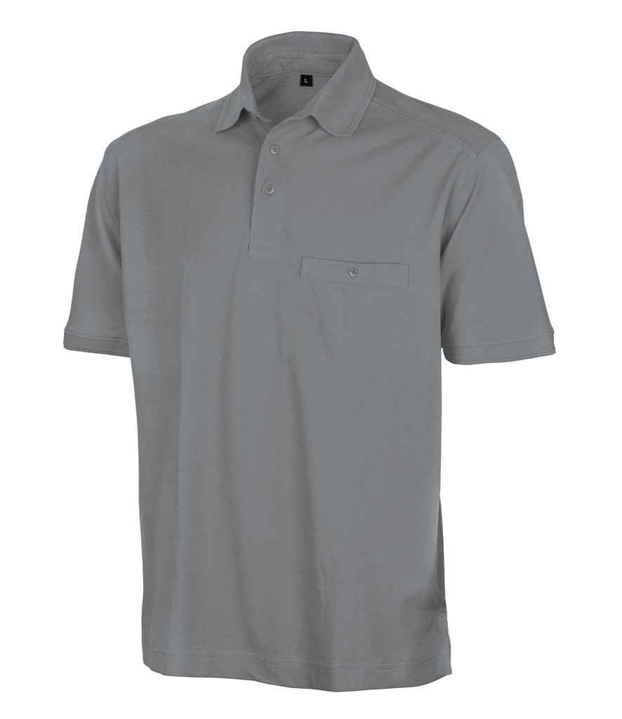 Result Work-Guard Apex Pocket Piqué Polo Shirt - Workguard Grey (RS312)