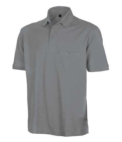 Result Work-Guard Apex Pocket Piqué Polo Shirt - Workguard Grey (RS312)