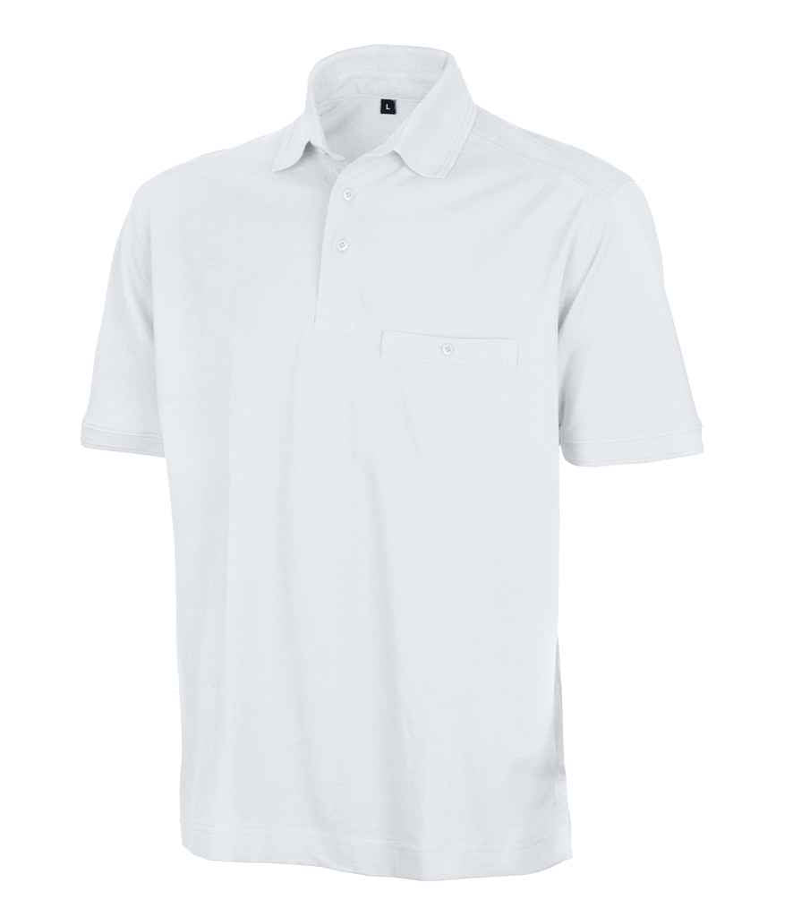 Result Work-Guard Apex Pocket Piqué Polo Shirt - White (RS312)