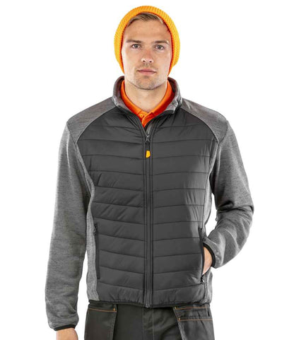 Result Work-Guard Elevator Jacket - Black/Grey Marl (RS314)
