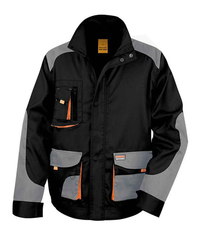 Result Work-Guard Lite Jacket - Black/Grey (RS316)