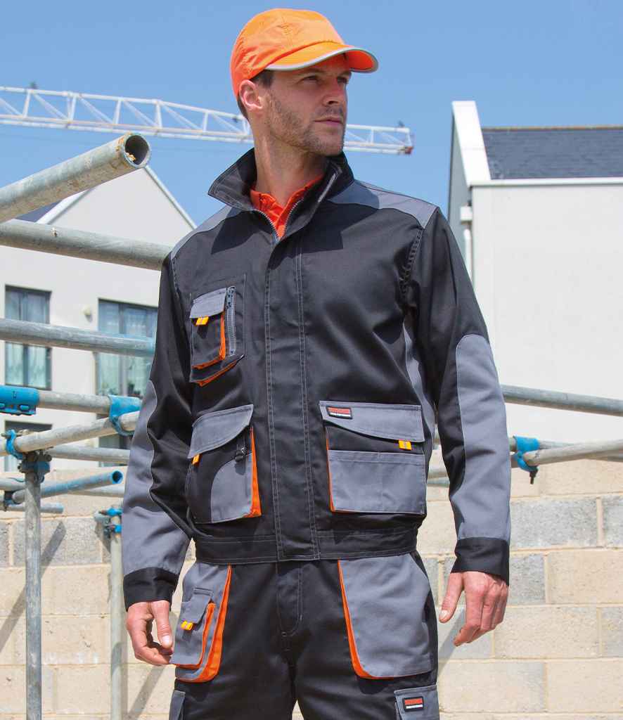Result Work-Guard Lite Jacket - Black/Grey (RS316)