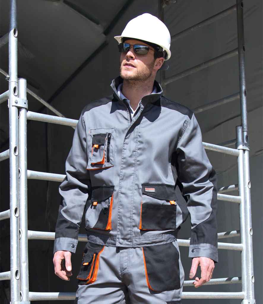 Result Work-Guard Lite Jacket - Grey/Black (RS316)