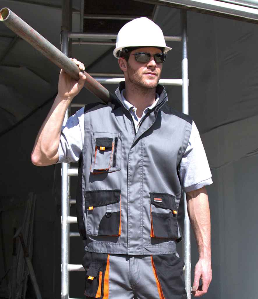 Result Work-Guard Lite Gilet - Grey/Black (RS317)
