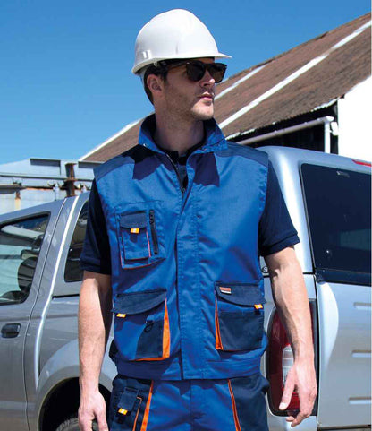 Result Work-Guard Lite Gilet - Royal Blue/Navy (RS317)