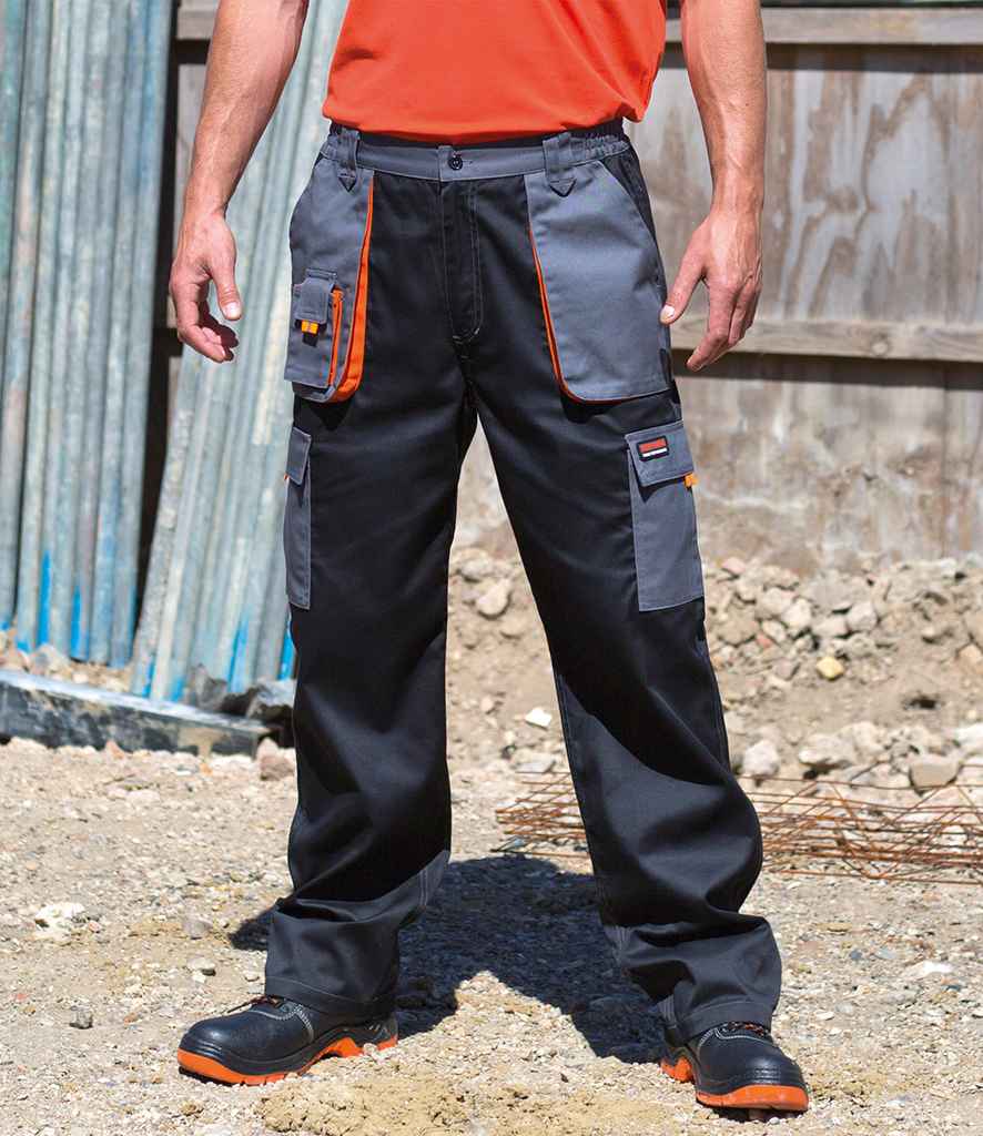 Result Work-Guard Lite Trousers - Black/Grey (RS318)