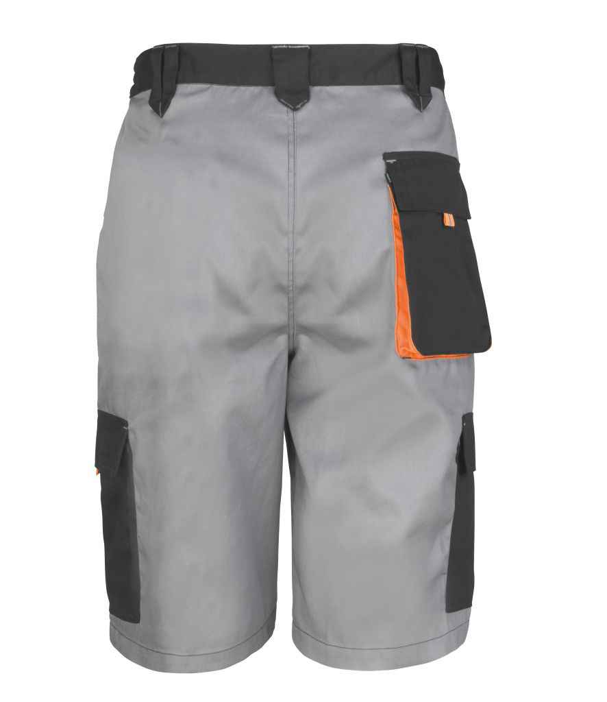 Result Work-Guard Lite Shorts - Grey/Black (RS319)