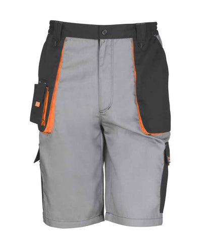 Result Work-Guard Lite Shorts - Grey/Black (RS319)