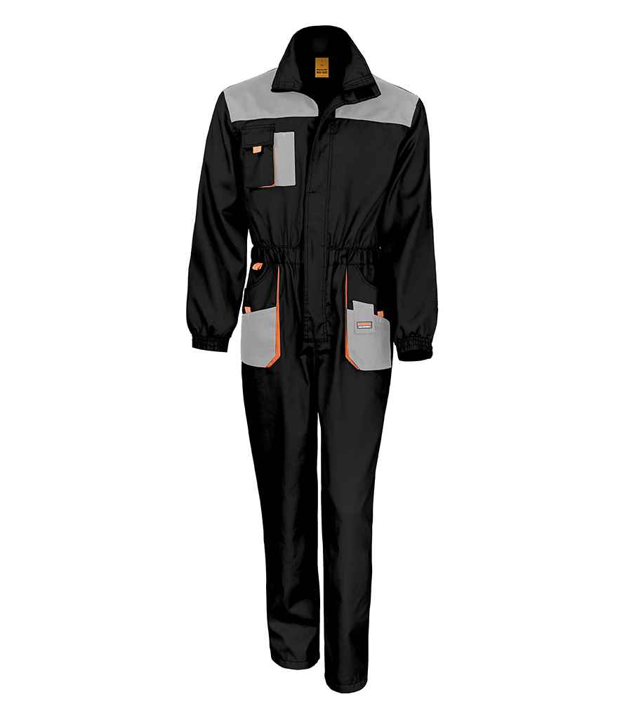 Result Work-Guard Lite Coverall - Black/Grey (RS321)