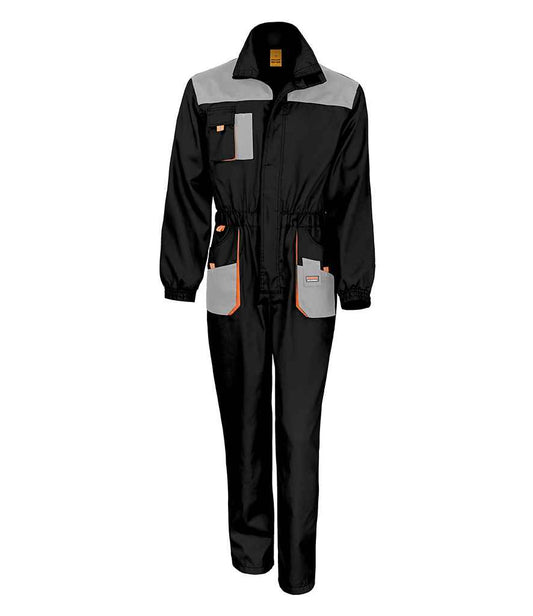 Result Work-Guard Lite Coverall - Black/Grey (RS321)