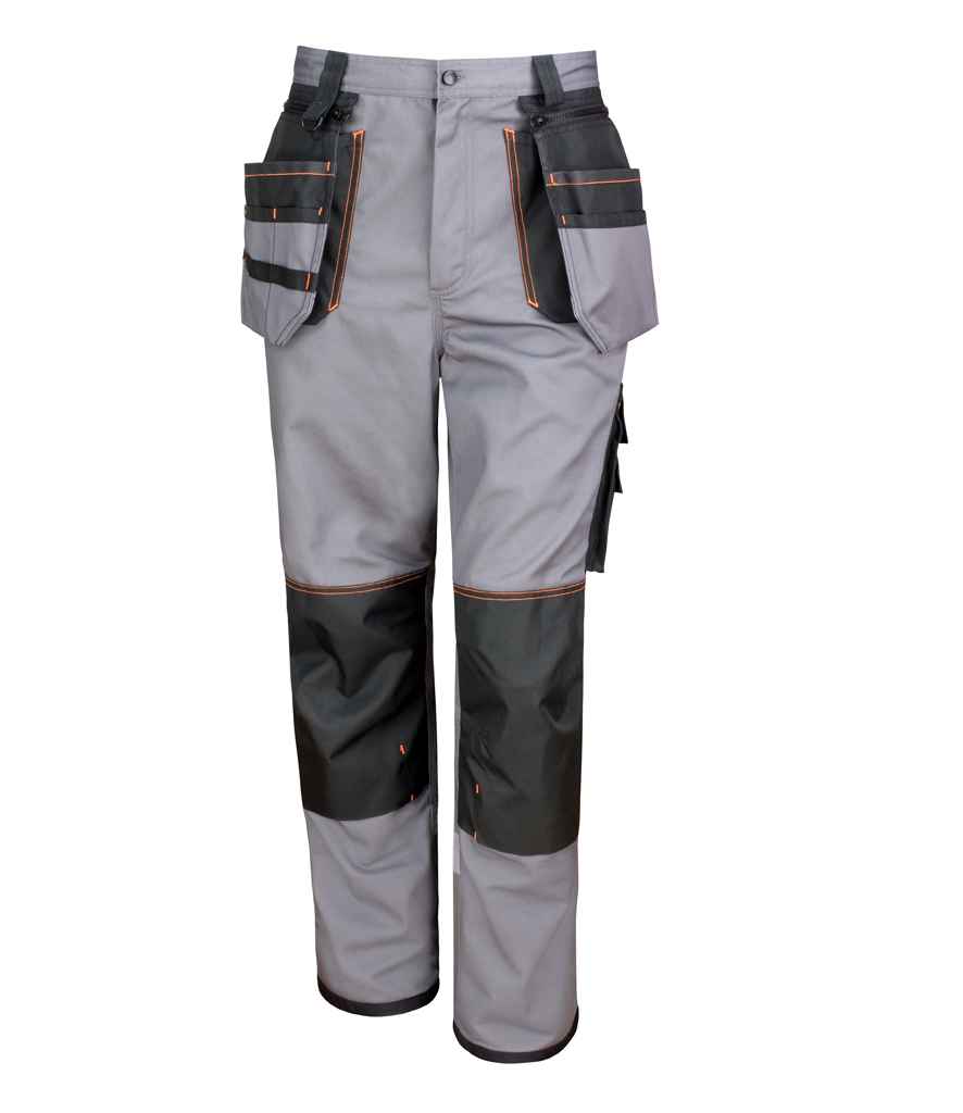 Result Work-Guard X-Over Holster Trousers - Grey/Black (RS324)