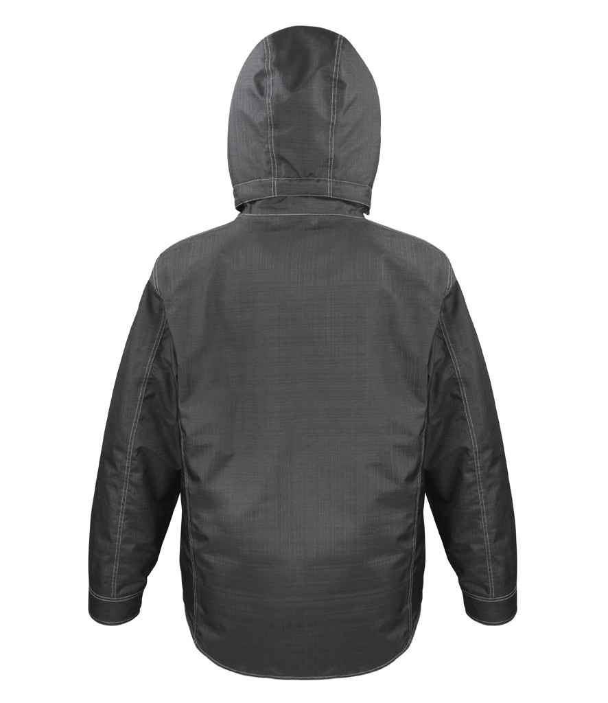 Result Work-Guard Denim Texture Rugged Jacket - Black (RS326)