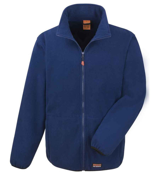Result Work-Guard Heavy Duty Micro Fleece Jacket - Navy (RS330)