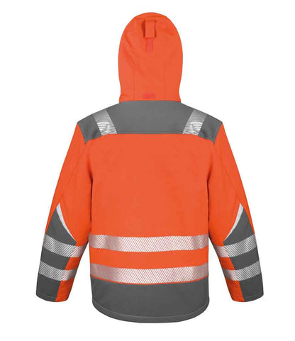 Result Safe-Guard Dynamic Soft Shell Jacket - Fluorescent Orange (RS331)