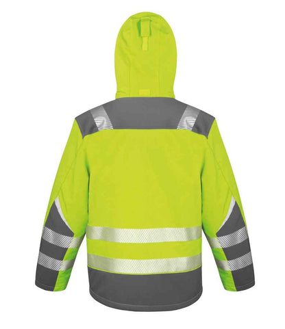 Result Safe-Guard Dynamic Soft Shell Jacket - Fluorescent Yellow (RS331)