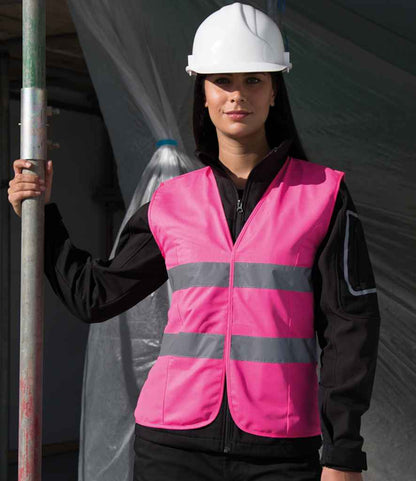 Result Core Ladies Hi-Vis Vest - Fluorescent Yellow (RS334F)