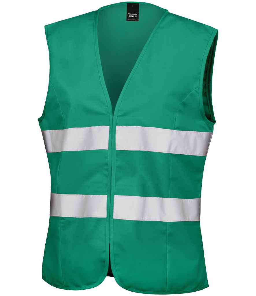 Result Core Ladies Hi-Vis Vest - Paramedic Green (RS334F)