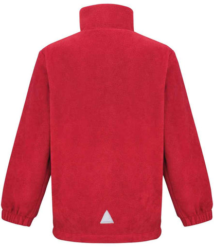 Result Kids/Youths Zip Neck Polartherm™ Fleece - Red (RS33B)