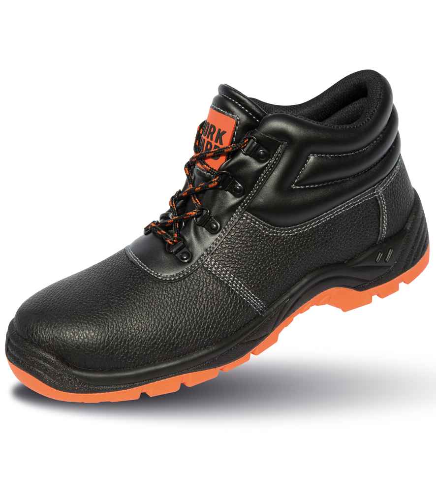 Result Work-Guard Defence S1P SRA Safety Boots - Black/Orange (RS340)