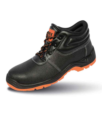Result Work-Guard Defence S1P SRA Safety Boots - Black/Orange (RS340)