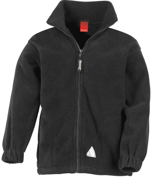 Result Kids/Youths Polartherm™ Fleece Jacket - Black (RS36B)