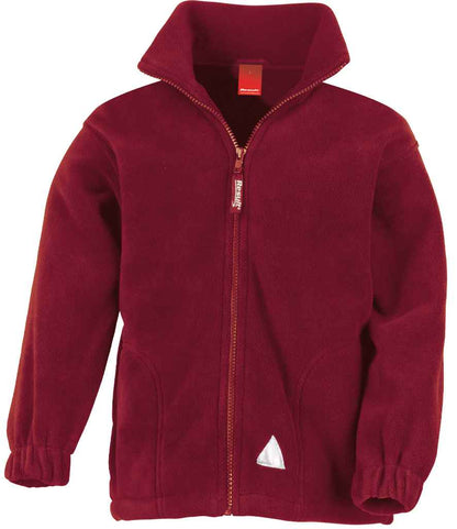 Result Kids/Youths Polartherm™ Fleece Jacket - Burgundy (RS36B)