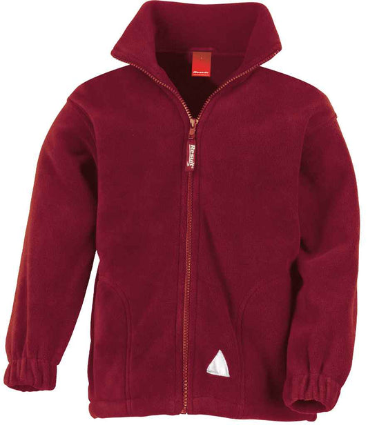 Result Kids/Youths Polartherm™ Fleece Jacket - Burgundy (RS36B)