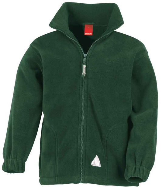 Result Kids/Youths Polartherm™ Fleece Jacket - Forest Green (RS36B)